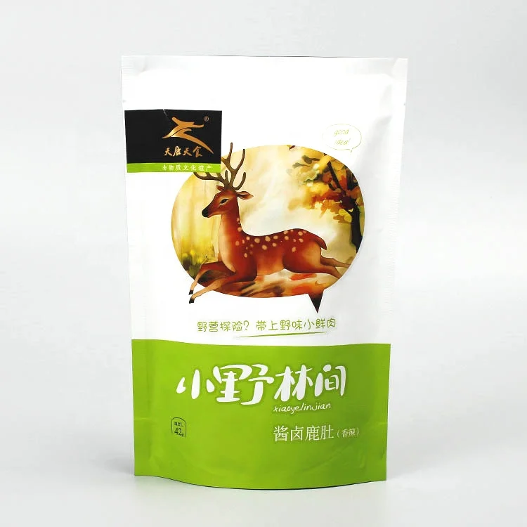 Custom Logo Printed Resealable Ziplock Aluminum Foil Mylar Stand Up Pouches Bags For Food Snack Packaging Pouch