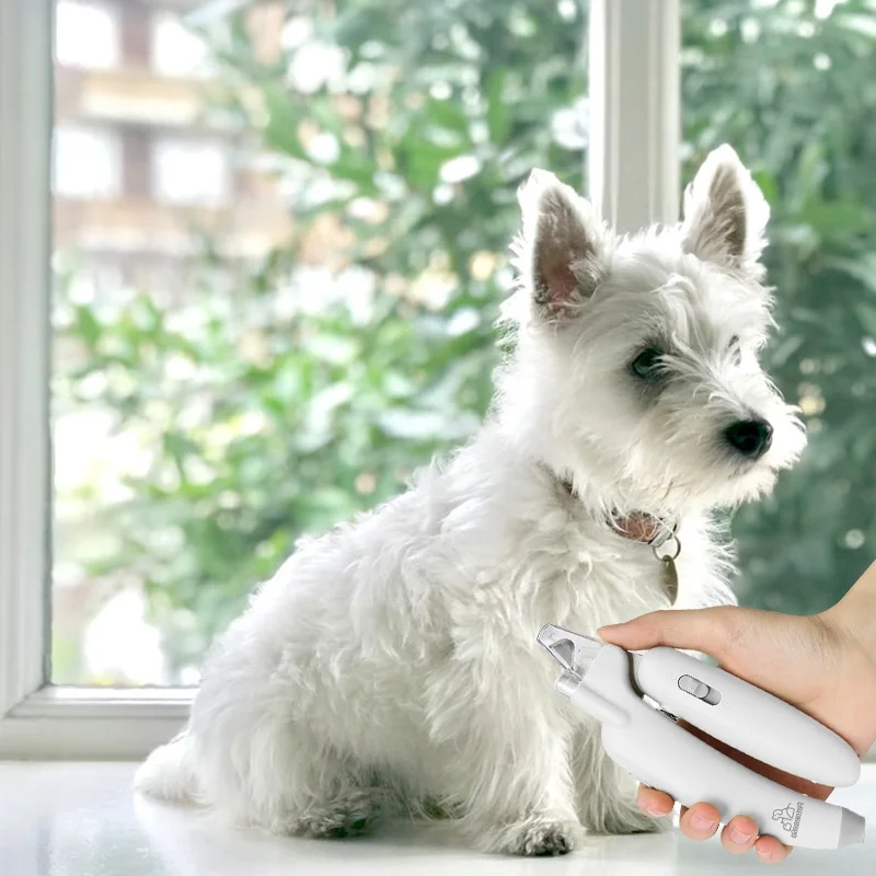 PetnessGo Banana Shape Led Light Pet Dog Nail Clipper and Grinder