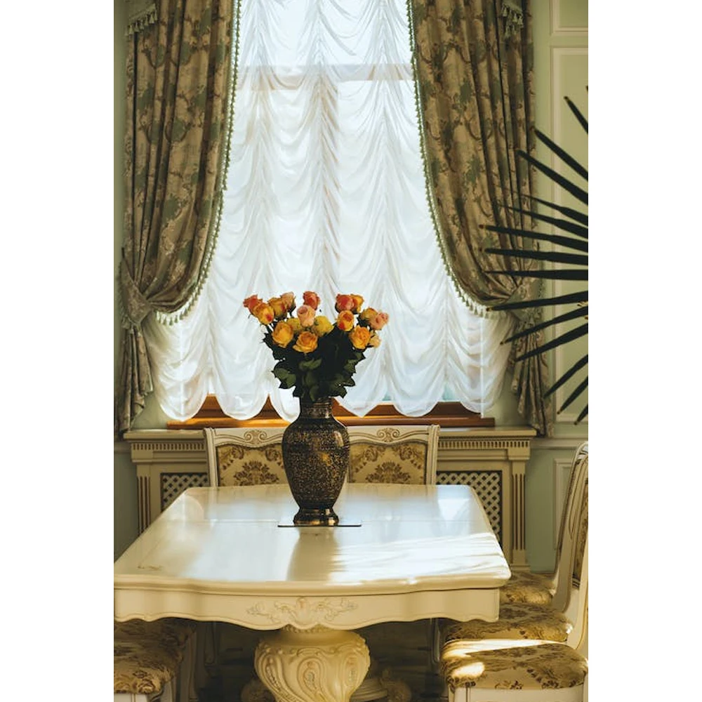 High Quality Wholesale  Prices Curtain Ready Made Custom Prints Sizes Yarn Dyed Grommets Curtains