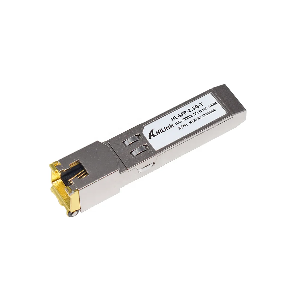 2.5G Copper 2.5GBASE-T RJ45 GLC-T SFP-T 100M SFP RJ45 Connector