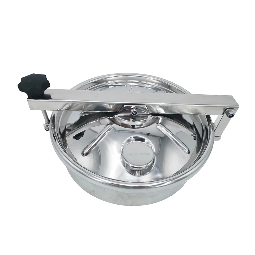 450mm SS316L Stainless Steel Sanitation Outward Round Non-Pressure