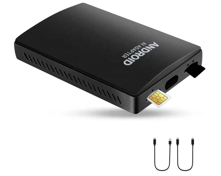 4G UX999 Wireless Carplay Multimedia connection  AI Box for Cars with OEM Carplay Wireless Android Auto Add Android 9.0 System