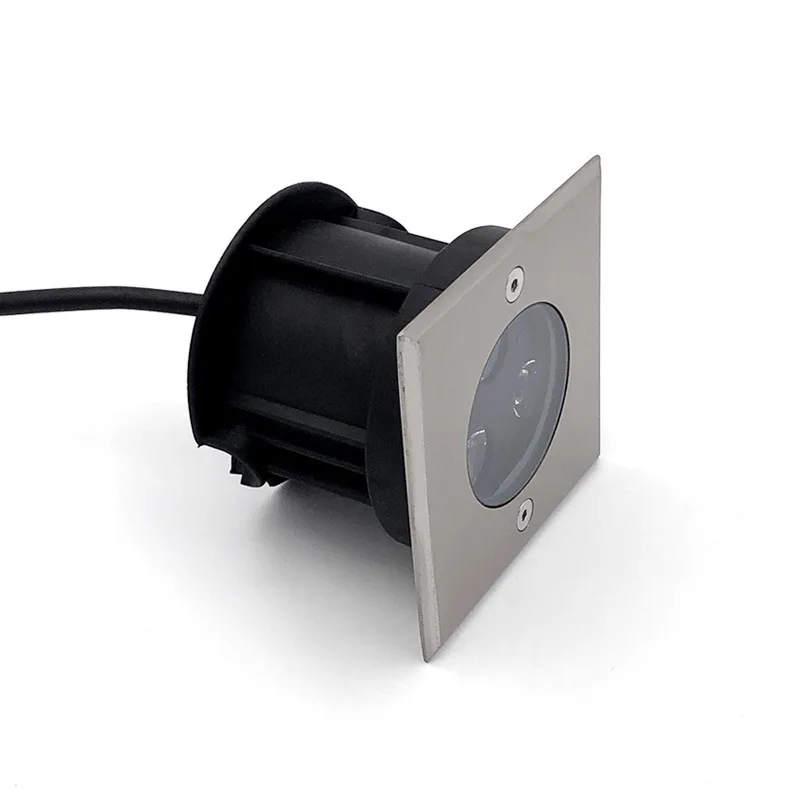 3W-12W 6000K Круглый светодиодный подземный свет IP68 высокомощный садовый дорожный светильник погребенные лампы