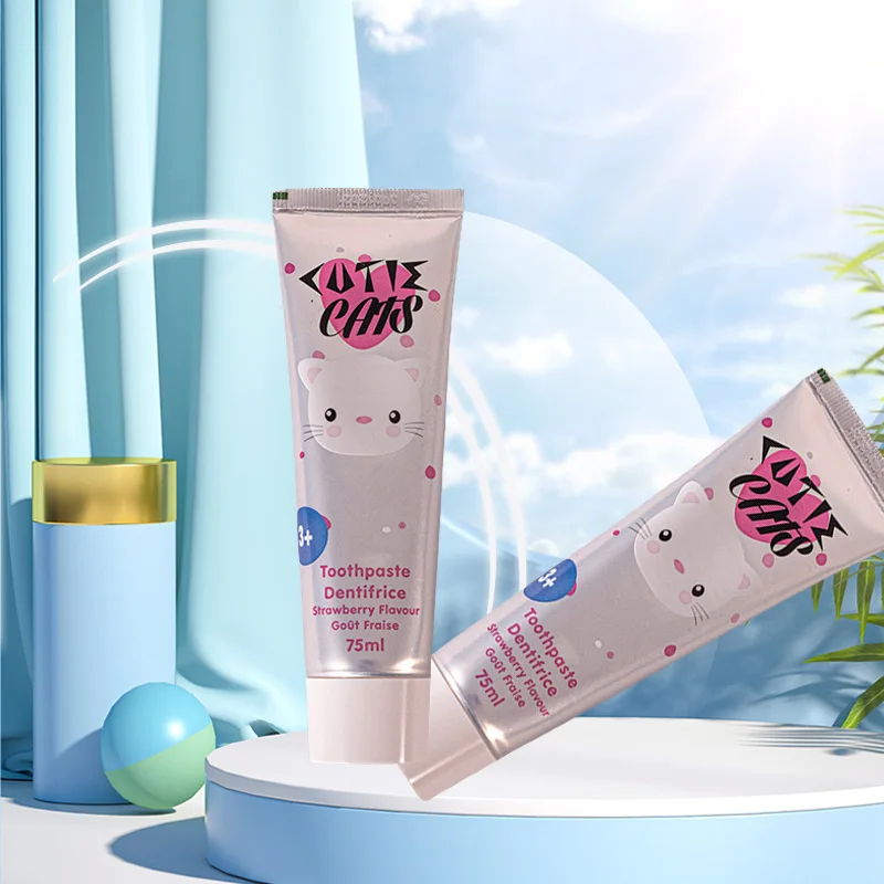 children fluoride anticavity kids toothpaste strawberry flavour 75ml children dentifrice 3 years old+ for home use