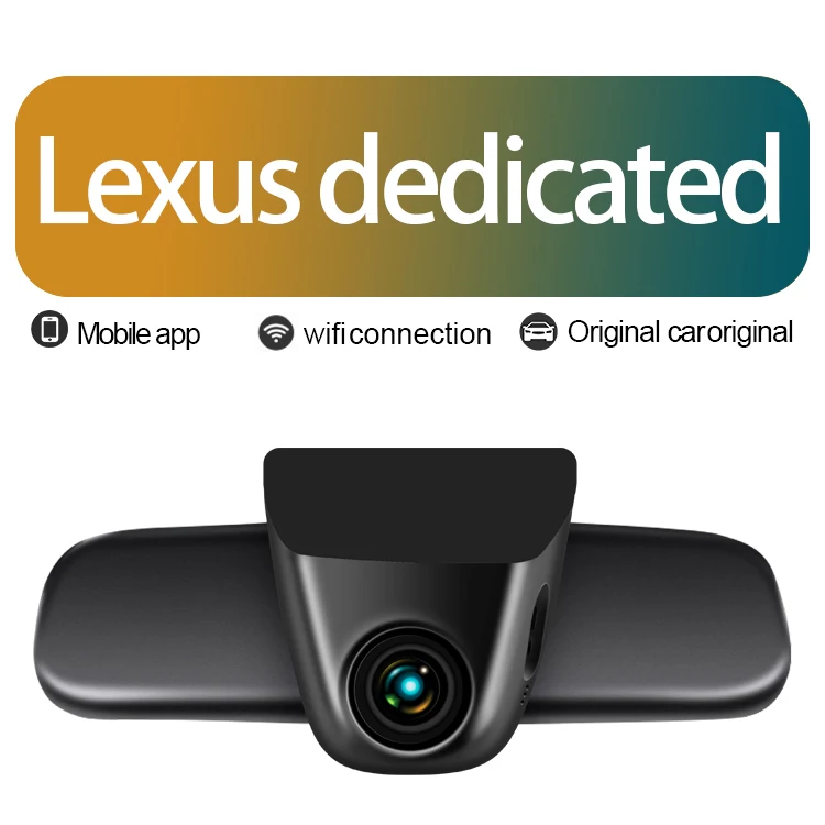 Holroadx Wifi 1080p 4K HD скрытое приложение G-сенсор GPS ночная версия Автомобильный видеорегистратор для Lexus NX RX UX LX