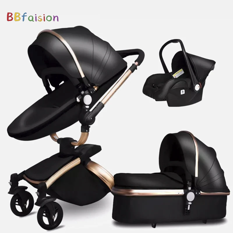 
Amazon Top Seller Hi-tech Certified 3 in 1 Travel System Baby Pram Carriage Baby Fond Carrier Stroller for Baby 