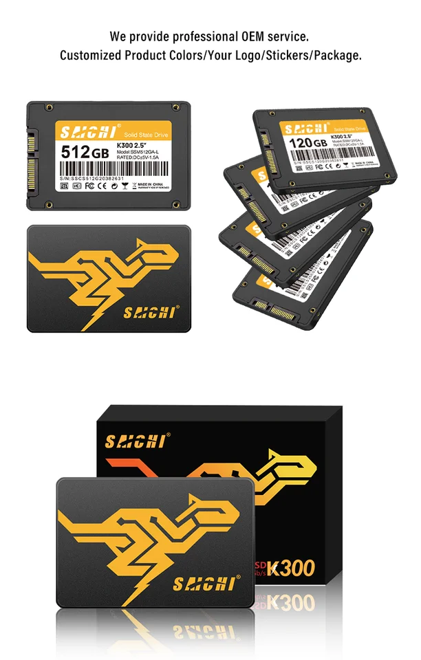 2 5 дюймов 120 ГБ 128 240 256 480 512 1 ТБ sata SSD