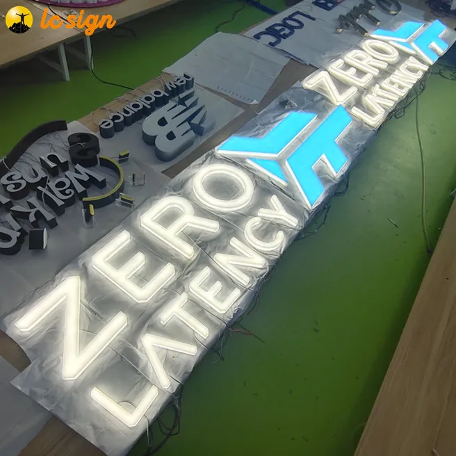  Наружные 3D светодиодные буквы с подсветкой знаки именем магазина пиццы индивидуальные блочные для