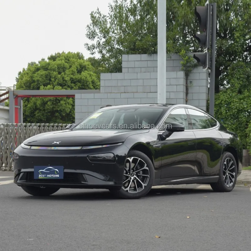 New Energy Car Auto Xpeng for Sale LED Sedan Leather P7 2022 586G in Stock 4 Wheel 702km Dark Electric Multi-function Automatic