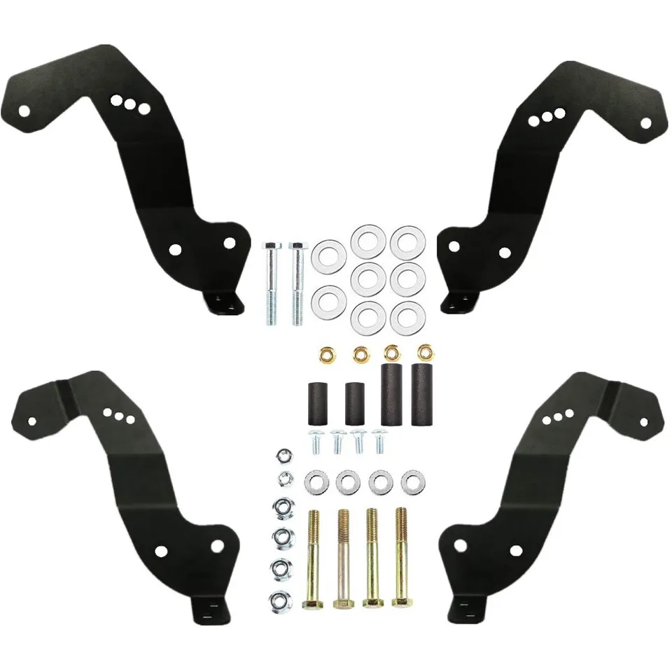 Front Castert Geometry Correction Control Arm Drop Relocation Bracket  2-4 inch Lift Compatible for 2018-UP Jeep Wrangler JL