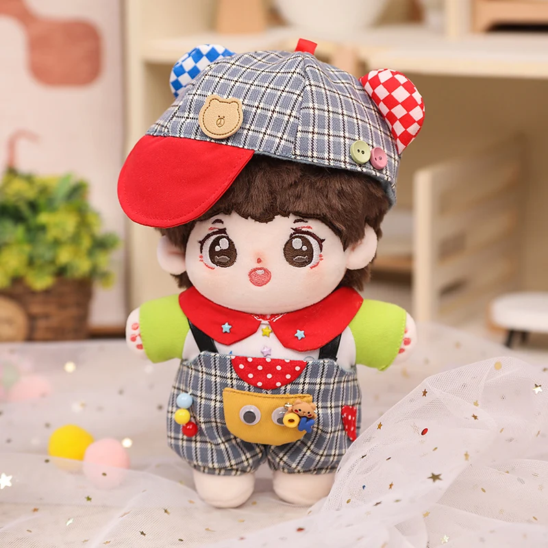 Factory Made Plushie Stuffed Doll Kpop Korean Idol Doll and Japanese Style Cartoon Clothes Custom Plush