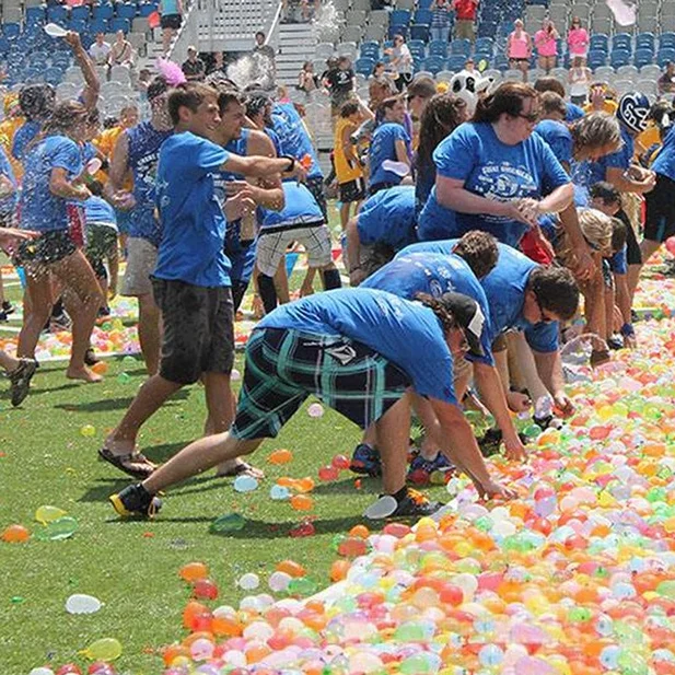 500 шт. быстрого заполнения водянные шарики цели «шары Магическая бомба игры-Лето Всплеск удовольствия для детей и взрослых воздушных шаров из латекса