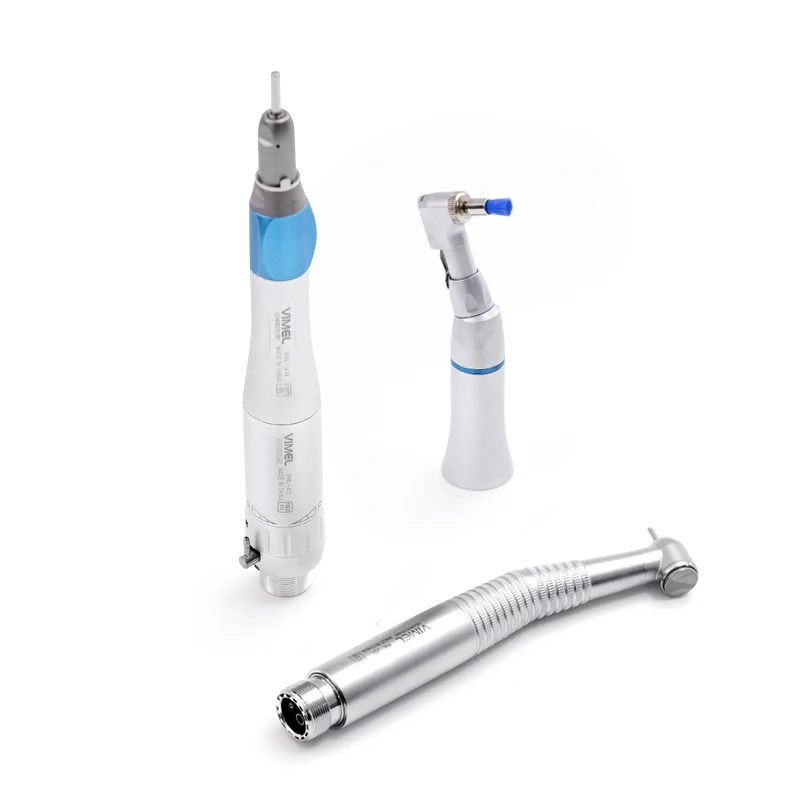 Dental Handpiece sets 2 LED High Speed And 203C Low Speed Handpiece Student Kits 2/4 Hole Dentist Tool
