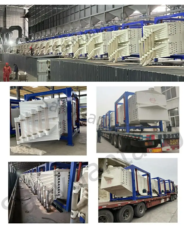 Square Gyratory Sieve Machine Silica Sand Sifter machine