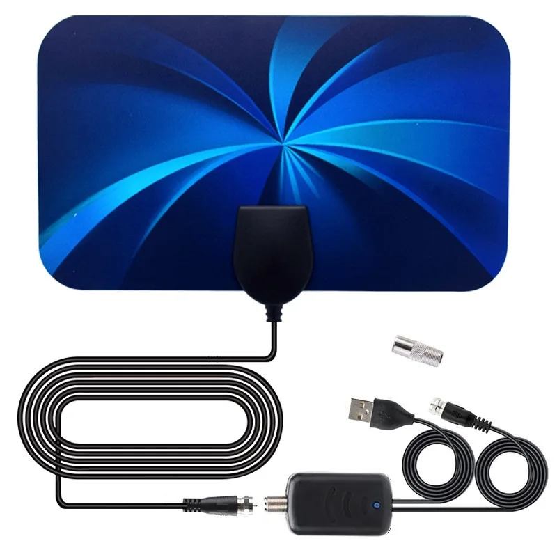 Усиленная hd цифровая телевизионная антенна gesобит премиум-класса amazon uhf vhf hdtv Бесплатные ТВ каналы в моей