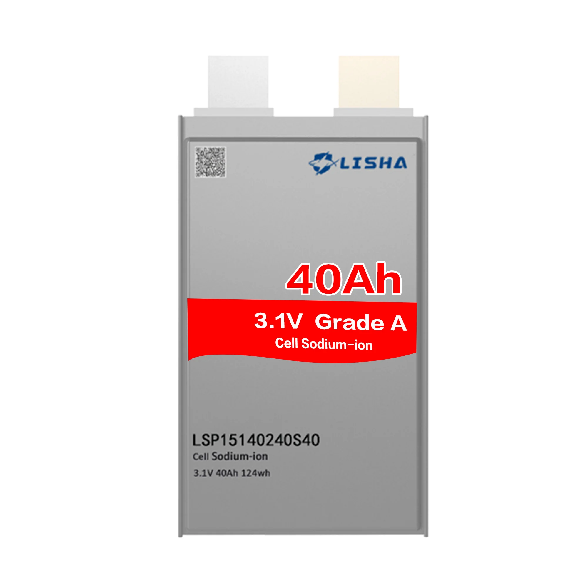 Lisha New Technology Sodium Battery Pouch Cell 3.1V 40Ah High Quality Rechargeable Sodium Battery Polymer Battery