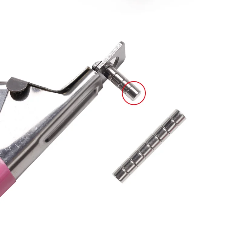 2024 Hot wholesale Artificial Finger Nail Tip Cutter with 40Pcs Magnet Nail Length DIY Clipper Nail