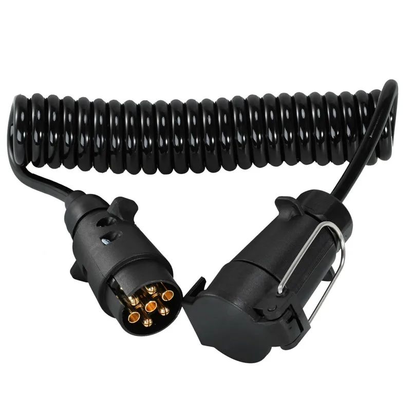 7 Pin  Trailer Trailer Male To Female  plugs with extension harness