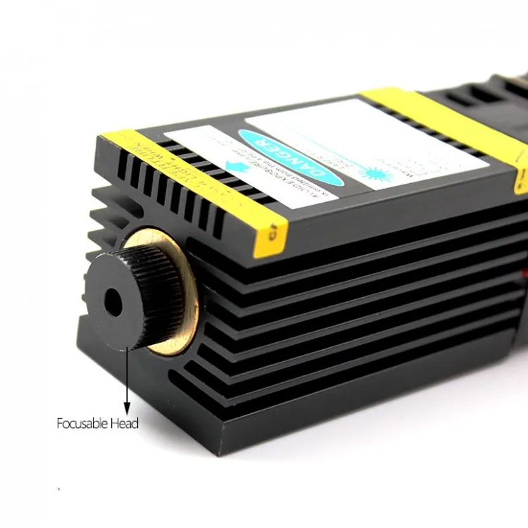 2W 3W 5W 7W 445-450nm Blue Focusable Laser Head Module with PMW