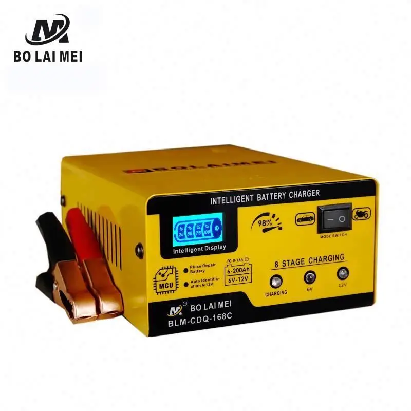 New Arrivals  Cargador Bateria Carro AGM GEL Portable In 12V 6V 10Ah Electric Car Battery Charger