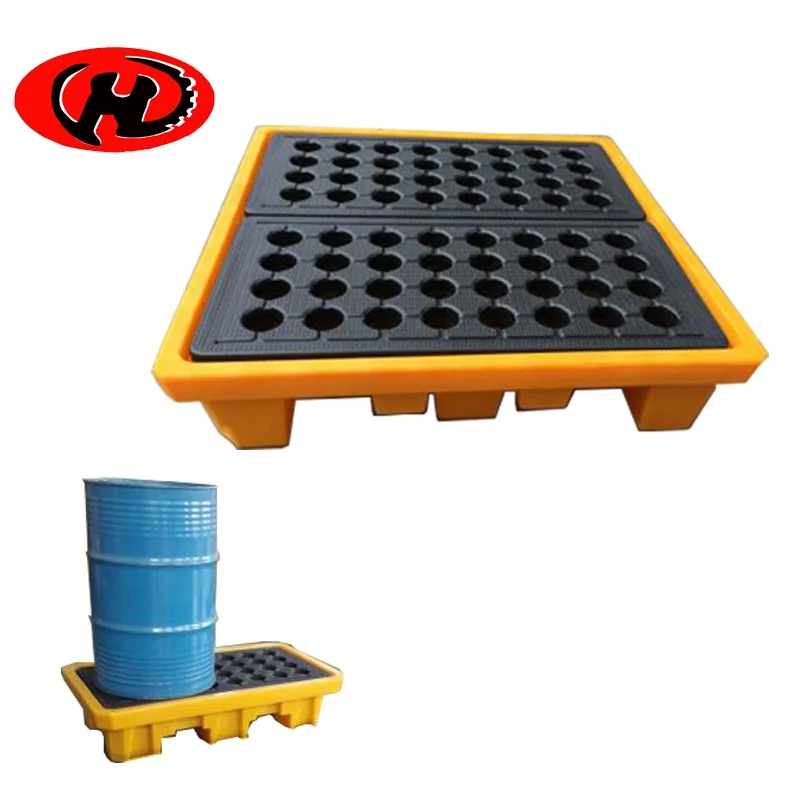 Пластиковый поддон для сдерживания разлива в масляном барабане