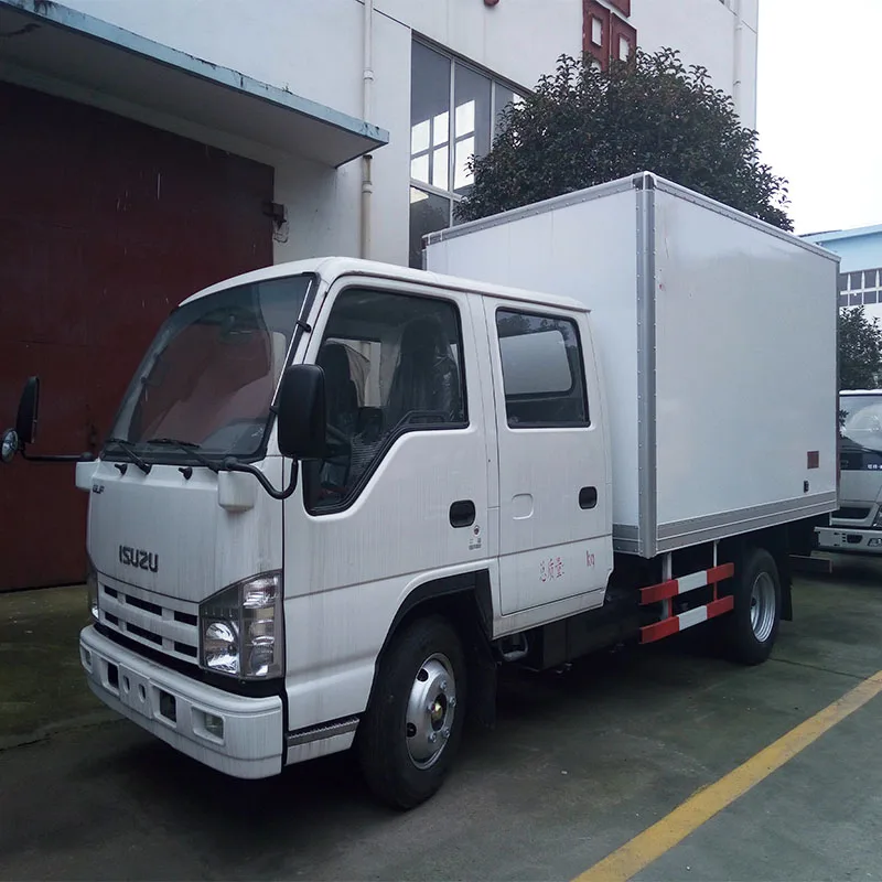 Japanese Brand 4x2 с двойной кабиной THERMO KING холодильная камера холодильник морозильная производитель грузовиков
