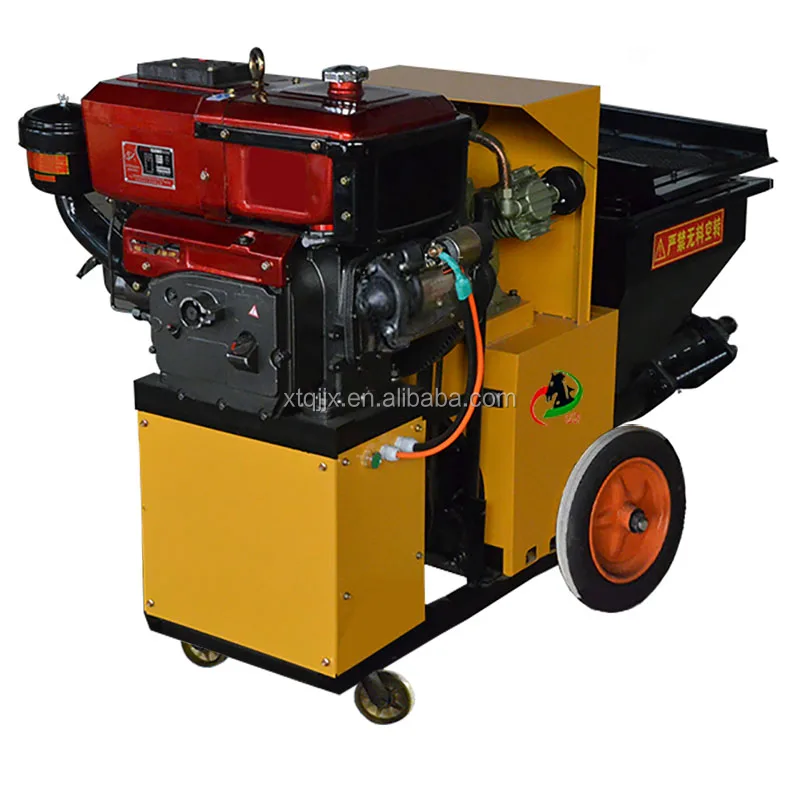 high quality diesel cement mortar spraying machine multifunctional spraying machine indoor and outdoor wall spraying