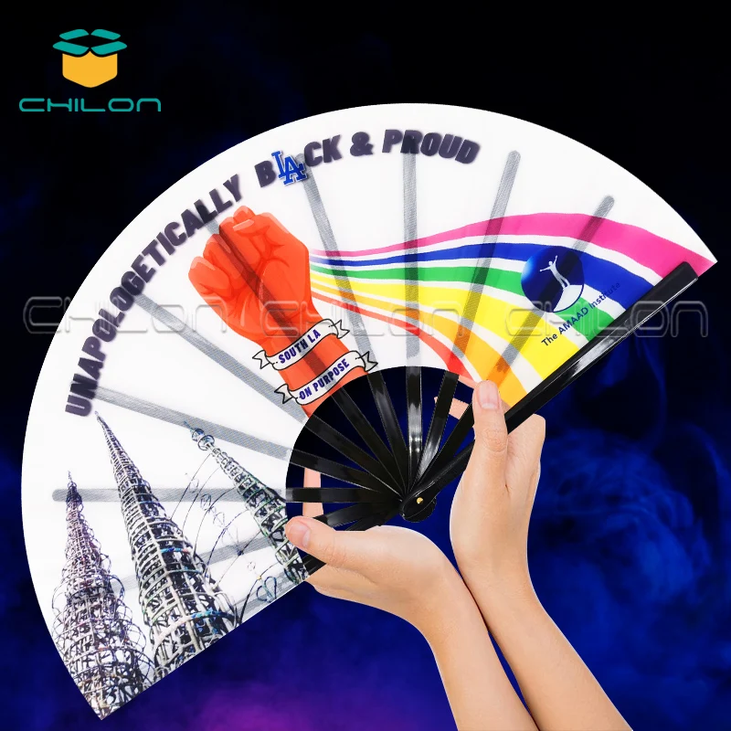 Night club fan club accessaries custom bamboo products wedding gifts for guests abanicos de mano