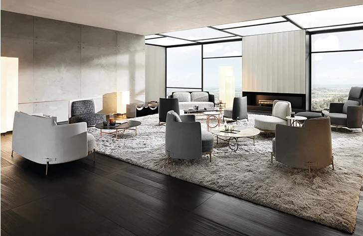 Modern nordic living room chair gold stainless steel leg leisure chair metal frame fabric leather hotel chair with armless