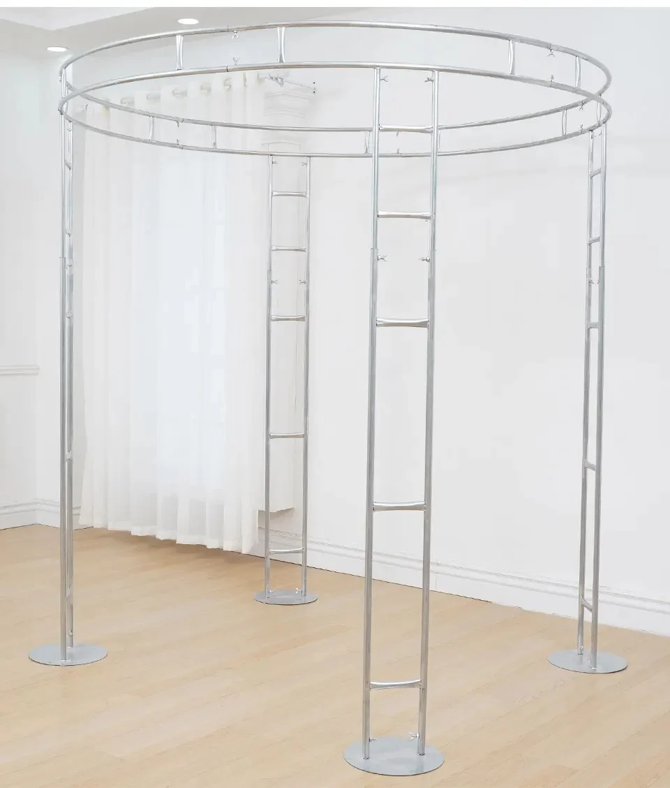 Galvanised Iron Cylindrical Flower Stand Flower Arch Artificial Flower Frame Stable Shelf For Wedding Background Decor A5777