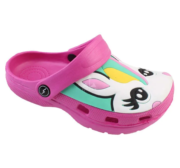 Children Mules Clogs Kids Summer Garden Shoes Girl Boy Beach Shoes Candy Color Hole Baby Shoes