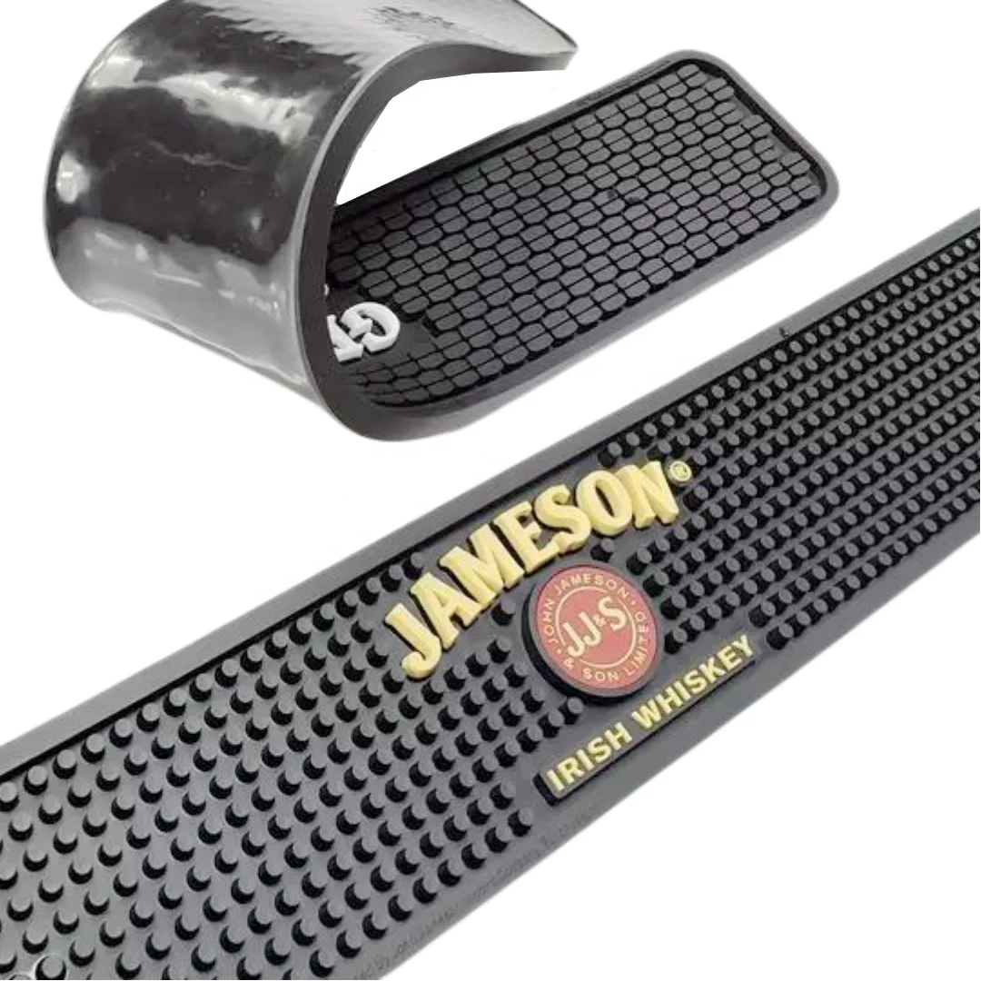 Factory Price Custom Soft Rubber PVC Bar Matt Alcohol Round Tuborg Bar Counter Matt With Logos