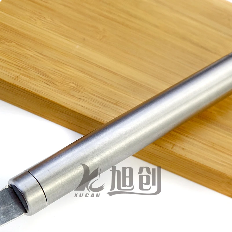 Double-Head Stainless Steel Fruit Corrugated Carving Knife Watermelon Digging Ball Spoon Ice Cream Spoon Vegetable Chopper Tool