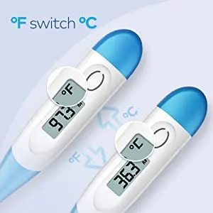 Flexible tip portable medical digital thermometer 3 in 1 modes memory function high accuracy waterproof fast reading CE RoHS