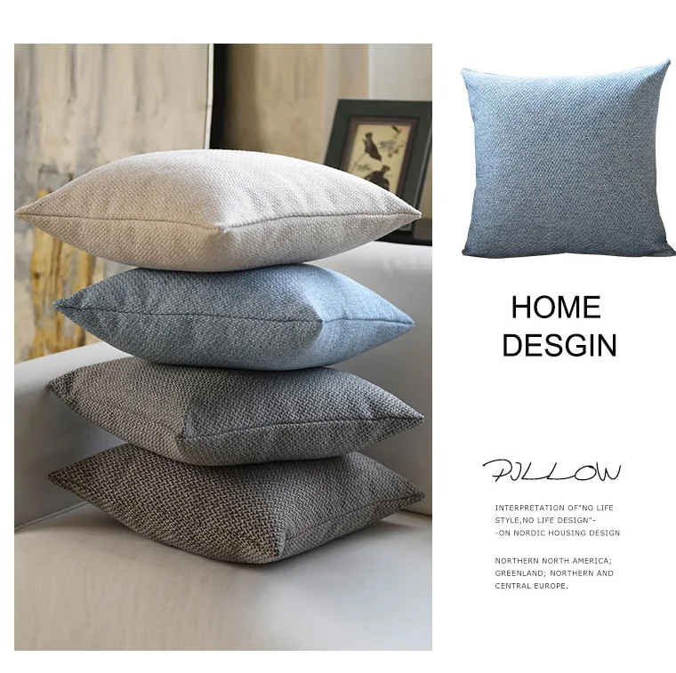 Factory price hot-sale wholesale high quality cotton pillow case custom design cushion cover