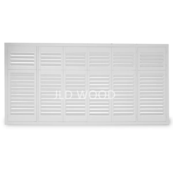 Wood plantation shutters for home decoration factory direct supply shutters wholesale