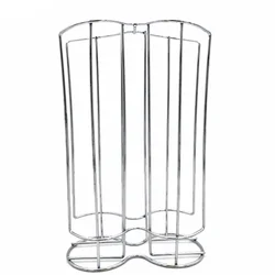 Display Rack For Tassimo 32 Coffee Pack Iron Chrome Plated Metal Wire Home Coffee Capsule Holder
