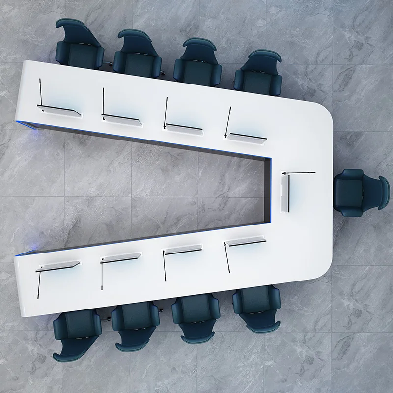 Modern Meeting Room Table Desk Wooden Office Conference Tables Furniture Long Luxury Conference Table