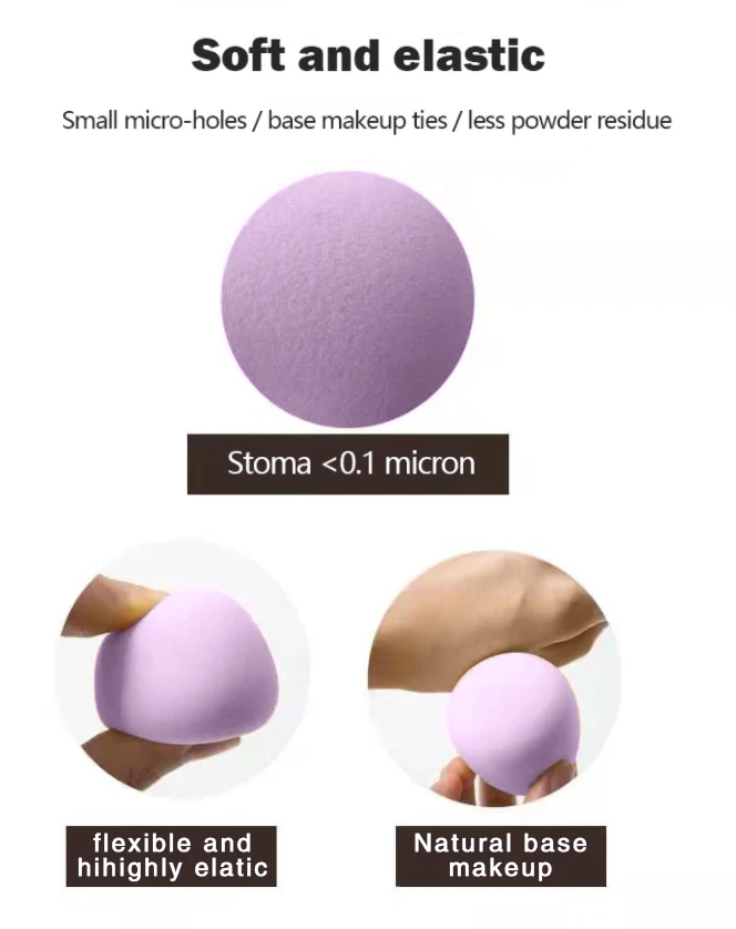 Meetbeauty без латекса мягкий веганский блендер для макияжа косметический спонж