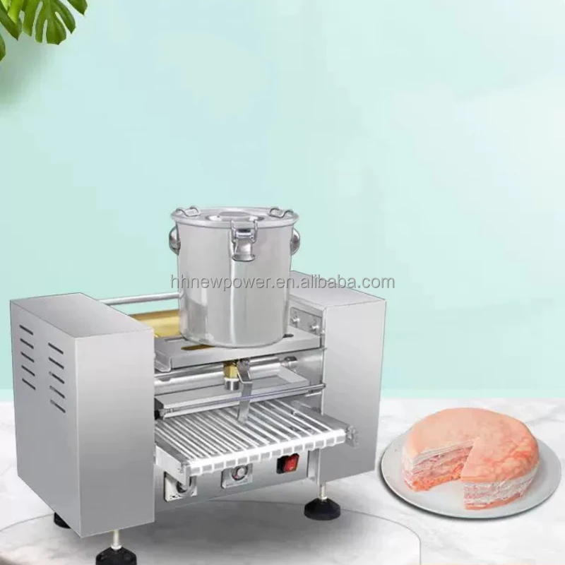 Good Quality Crepe Cake Machine Sponge Layer Cake Machine Roast duck pancake Egg Roll Making Machine
