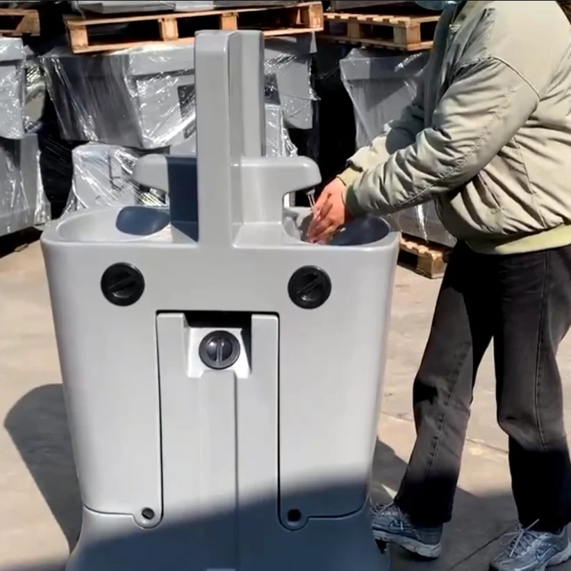 hand free wash station plastic products real production good to sea shipping container whole to sales foot opera