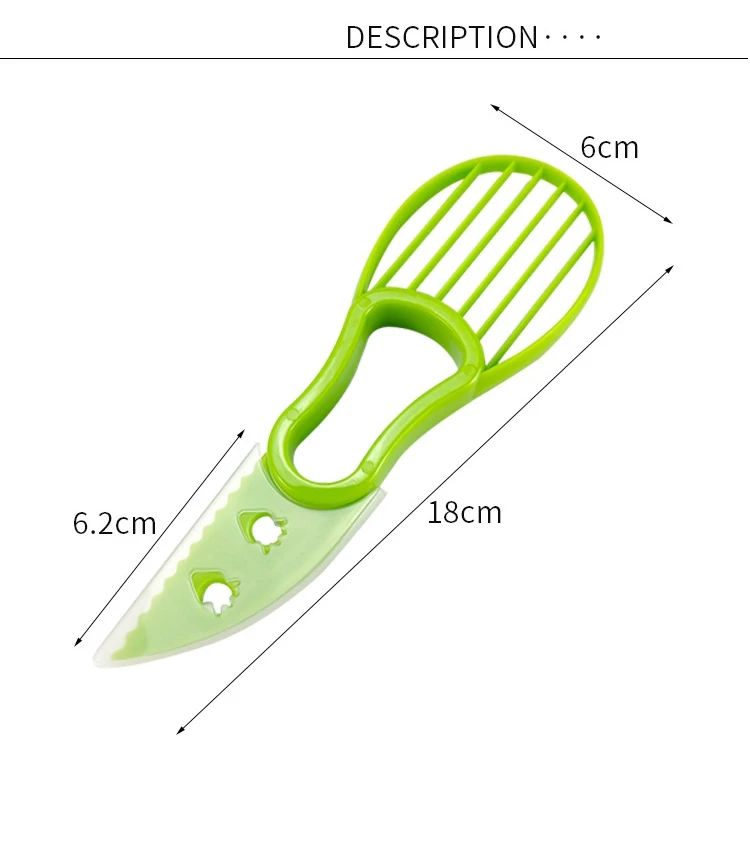 3 In 1 Avocados Peeler Kiwi Berry Cutter Vegetable Slicer Fruit Separator Help Gadgets Kitchen Tools