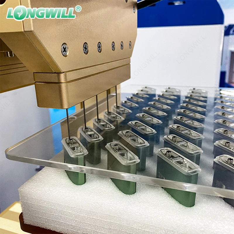Five Needles Liquid Cartridge Making Machine Cheapest Automatic Cartridge Filling Machine Cart Distillate Oli 0.5Ml 1.0Ml Filler
