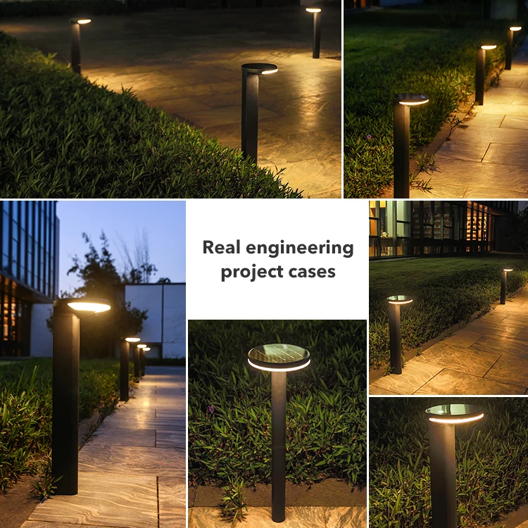 High Brightness Courtyard Decorative Aluminum Lawn 4.5W Ip65 Waterproof Led Solar Garden Lawn Light