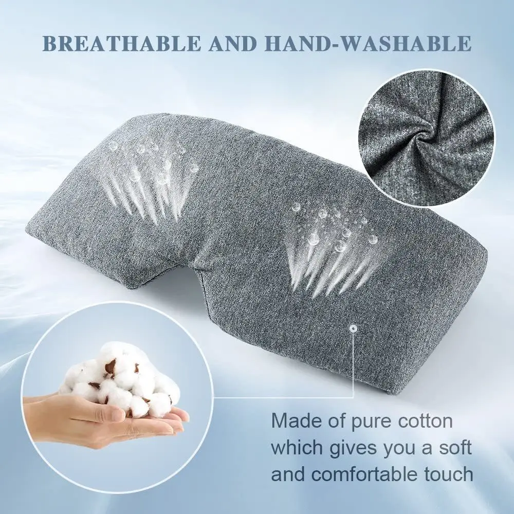 Hot Selling Modal Cotton Eye Mask Men And Women Shade Aviation Plane Train High-Speed Rail Sleep Travel Breathable