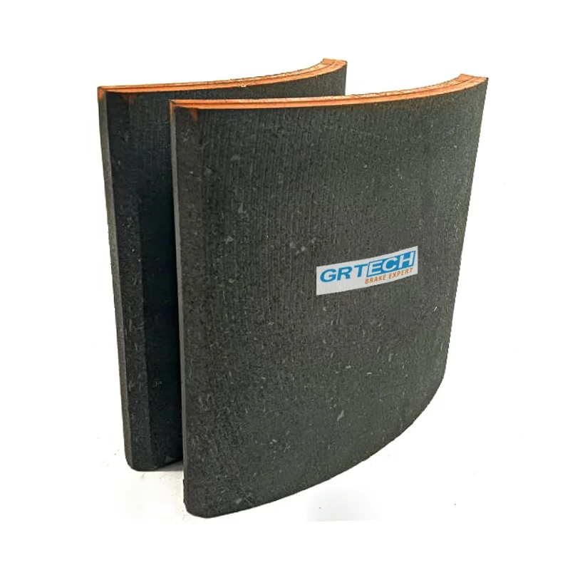 47115-420 ceramic material undrilled rear truck brake linings for Isuzu