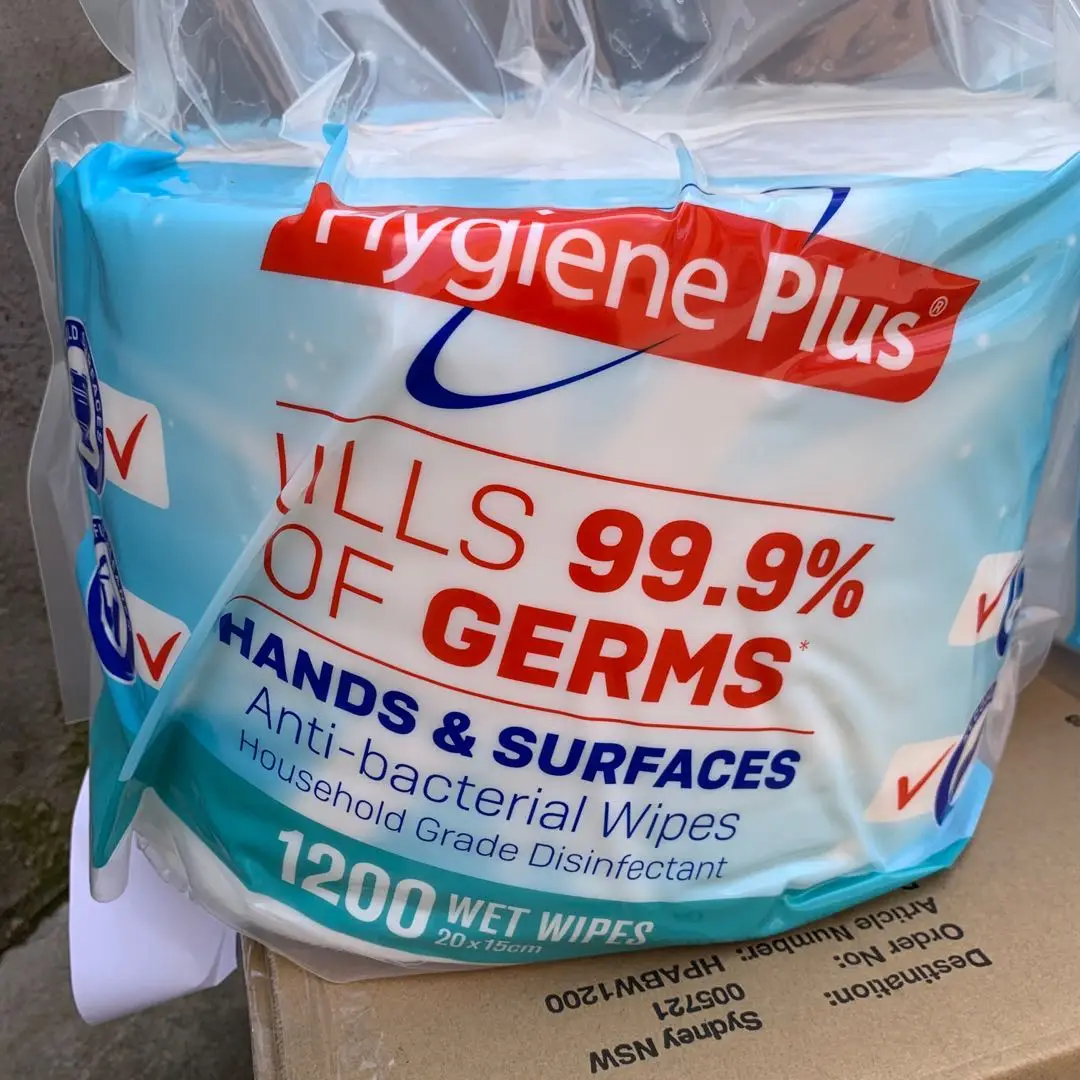 OEM Anti-bacterial Restaurant Cleaning Wet Wipes Gym Equipment Cleaning Wipes 18pcs Household Cleaning Wipes