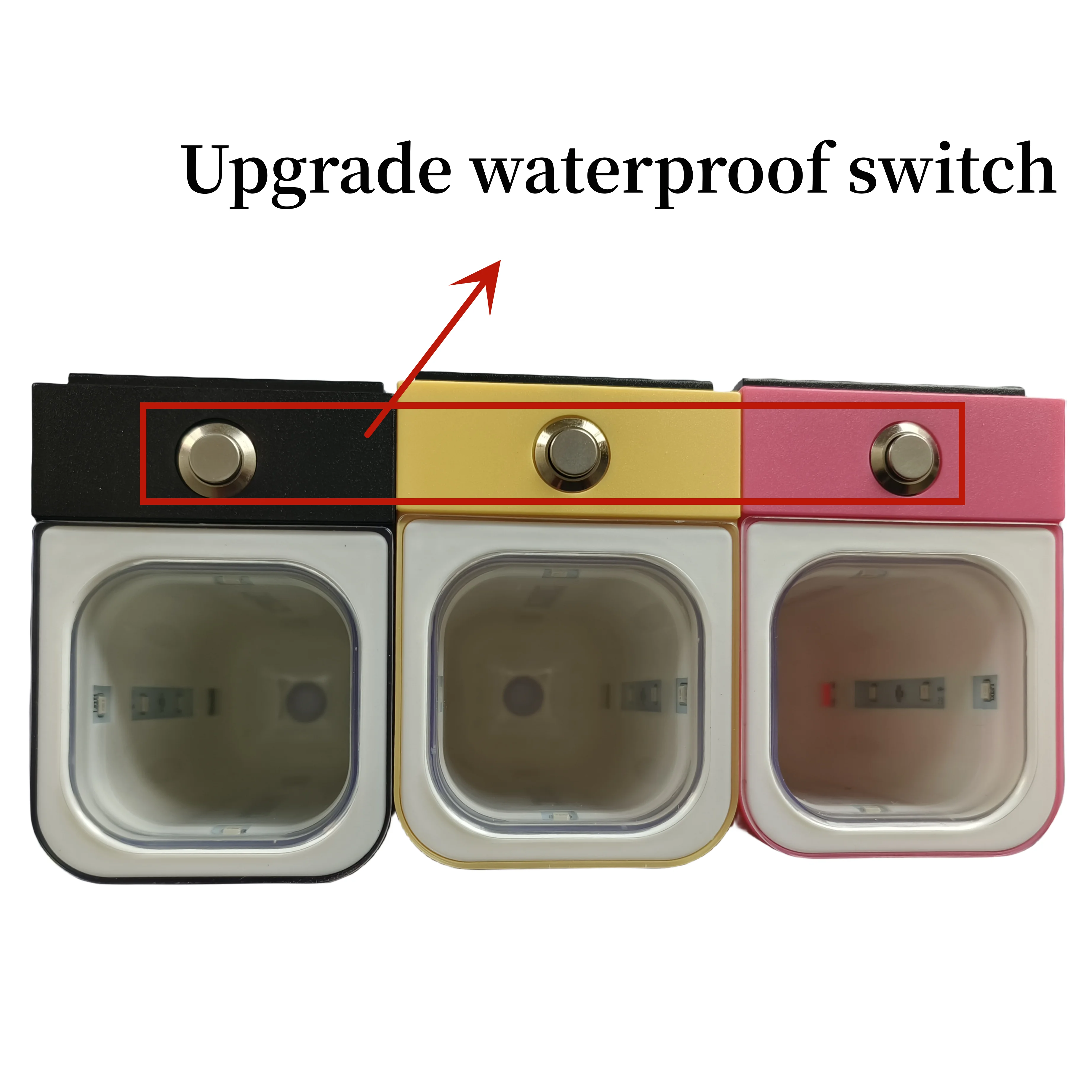 New OEM UV Fish Bait Led UV Squid Jig Fill Light Accumulator Led Violet Luminous Bait Cup Dry Battery Jig Lure Flashlight