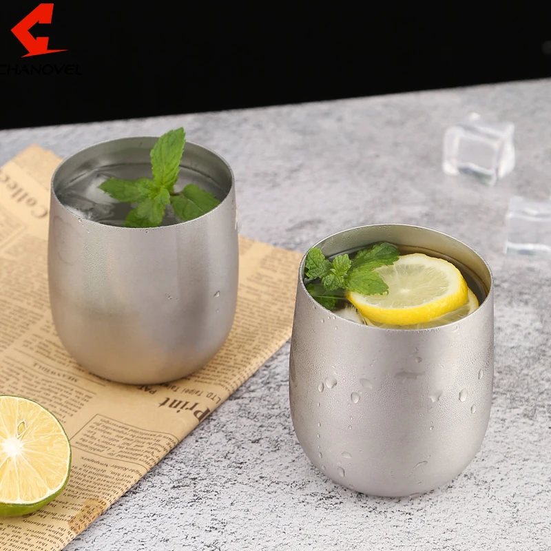 14 Oz insulated wine tumbler glitter garland blender canteen stainless steel mugs for coffee beer cold drink