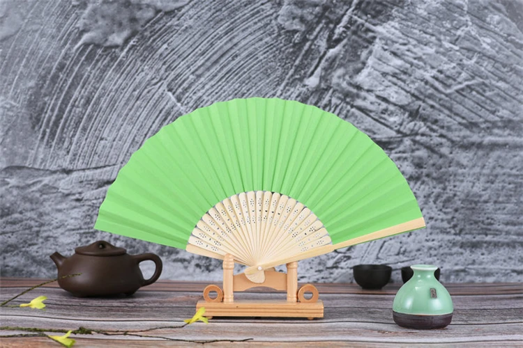 
Foldable Hand Fan Design Your Own Custom Bulk Chinese Bamboo Paper Fan 